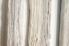 This contemporary glass wall sculpture is inspired by nature. Image 12