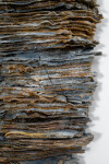 This contemporary glass wall sculpture by Cheryl Wilson Smith has an earthy colour palette. Image 7