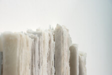 This contemporary glass wall sculpture is inspired by nature. Image 2