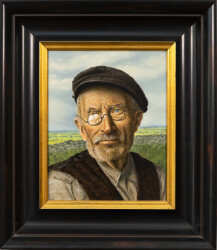The weathered face of an old Irish man is captured in stunning detail in this poignant outdoor portrait by Ciba Karisik.