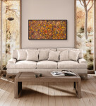 This oil landscape painting of fall leaves is by Ciba Karisik. Image 10