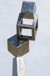 This striking sculpture is by Claude Millette known for creating distinctively unique modern artwork. Image 6