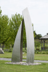 Sculptor Claude Millette's distinctive contemporary sculptures grace many public spaces in Canada. Image 4