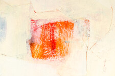 This contemporary acrylic abstract painting is minimalist in form. Image 7