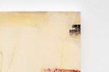 This contemporary acrylic abstract painting is minimalist in form. Image 9