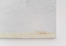 This contemporary abstract acrylic painting is inspired by nature. Image 5