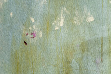 This contemporary acrylic abstract painting is a meadow filled with flowers. Image 8