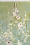 This contemporary acrylic abstract painting is a meadow filled with flowers. Image 7