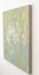 This contemporary acrylic abstract painting is a meadow filled with flowers. Image 4