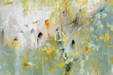 This contemporary acrylic abstract painting was inspired by nature. Image 7