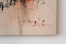 This contemporary acrylic abstract painting was inspired by nature. Image 5