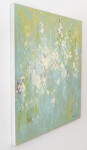 This contemporary acrylic abstract painting is a meadow filled with flowers. Image 3