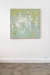 This contemporary acrylic abstract painting is a meadow filled with flowers. Image 2
