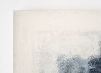 This contemporary acrylic abstract painting is rendered in black, white and gray. Image 8