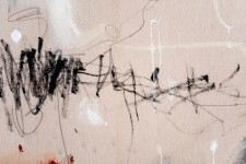 This contemporary acrylic abstract painting was inspired by nature. Image 6