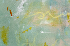 This contemporary acrylic abstract painting was inspired by nature. Image 8