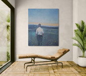 This realistic oil portrait of a young man is by Daniel Hughes. Image 13