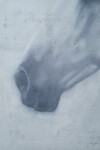 This figurative oil painting of a white horse is by Daniel Hughes. Image 6