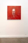 In this haunting self-portrait by Canadian realist Dan Hughes, the artist’s face seems to emerge from a rich red background. Image 3