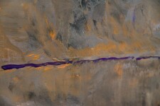 This abstract oil painting by David Sorensen is one of his Horizon series. Image 8