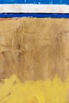 This contemporary abstract oil painting in yellow is one of David Sorensen’s Mondrian series. Image 7