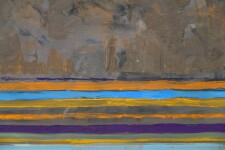 This abstract oil painting by David Sorensen is one of his Horizon series. Image 6