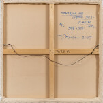 This contemporary abstract oil painting in yellow is one of David Sorensen’s Mondrian series. Image 10
