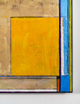 This contemporary abstract oil painting in yellow is one of David Sorensen’s Mondrian series. Image 5