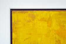 This contemporary abstract painting by David Sorensen explores a bright yellow palette. Image 6