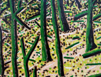 This contemporary figurative oil painting explores themes of politics and culture. Image 5