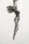 This figurative steel kinetic indoor sculpture challenges cultural norms about women. Image 10