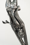 This figurative steel indoor sculpture is made by Derya Ozparlak. Image 5