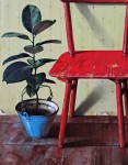Two Red Chairs and Pinocchio Image 2