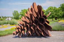 The large pine cone sculptures by Floyd Elzinga have become beloved and collected classics that now grace many public venues in the country. Image 8