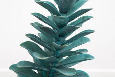 This large bronze sculpture by Floyd Elzinga is simply a ‘knock-out’ with its bright turquoise patina. Image 8
