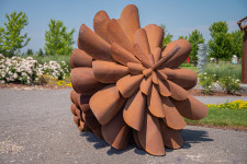 The large pine cone sculptures by Floyd Elzinga have become beloved and collected classics that now grace many public venues in the country. Image 6