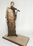 A love of playing and listening to music inspired this classically beautiful figurative sculpture by Frances Semple. Image 2