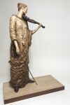 A love of playing and listening to music inspired this classically beautiful figurative sculpture by Frances Semple. Image 7