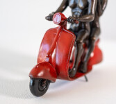 This contemporary bronze figurative tabletop sculpture featuring animals is by Gillie and Marc. Image 8