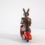 This contemporary bronze figurative tabletop sculpture featuring animals is by Gillie and Marc. Image 7