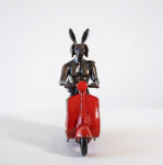 This contemporary bronze figurative tabletop sculpture featuring animals is by Gillie and Marc. Image 3