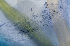 This modern abstract is a Harold Feist 'spoke' painting. Image 13