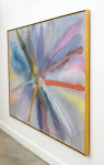 This modern abstract is a Harold Feist 'spoke' painting. Image 10
