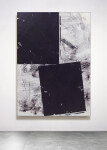 In this arresting abstract composition by Ivo Stoyanov, two jet black angled rectangular blocks sit against a backdrop of gray, black and wh… Image 6