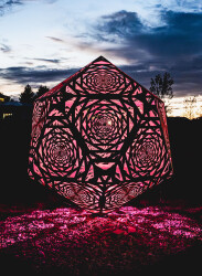 A collaborative project, artist Javid Jah and fabricator Alex Akbari of Qube Inc.