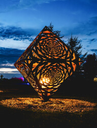 A collaborative project, artist Javid Jah and fabricator Alex Akbari of Qube Inc.