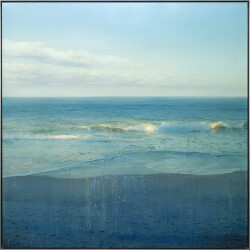 This contemporary realistic painting of the Atlantic Ocean was created by James Lahey.
