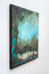 These contemporary abstract mixed media paintings are inspired by nature. Image 3