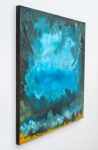 These contemporary abstract mixed media paintings are inspired by nature. Image 3