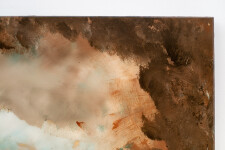 These contemporary abstract mixed media paintings are inspired by nature. Image 3
